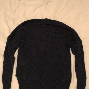 Hollister XS/S Black Marled cardigan sweater.